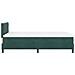 Letto Box Spring con Materasso Verde Scuro Piccolo Doppio Velluto - Foto miniatura 9