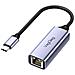Adattatore Da Type-c A Ethernet - 100 Mbps In Lega Di Alluminio - Foto miniatura 1
