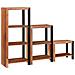 Libreria 3 pcs Marrone 50 x 30 x 110 cm - Foto miniatura 2