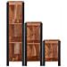 Libreria 3 pcs Marrone 50 x 30 x 110 cm - Foto miniatura 5
