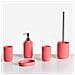 Set Da 5 Accessori Per Il Bagno Huarmey Rosso - Foto miniatura 2