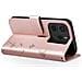 Custodia A Portafoglio Per Redmi Note 14 4g Design Premium Fiori Farfalla, Rosa Champagne - Foto miniatura 4
