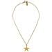 Collana Girocollo In Oro Con Ciondolo A Stella, 40 Cm - Foto miniatura 1