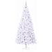 Albero di Natale artificiale Bianco 240 cm PVC e Acciaio - Foto miniatura 4