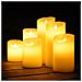 Candela Led Oscillante Lucida 7.5x15cm - Senza Fiamma, A Batteria - Foto miniatura 2