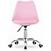 Sedia da lavoro per bambini regolabile in altezza, rosa - Foto miniatura 1