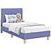 Struttura letto bambini con testata Blu jeans 80 x 160 cm - Foto miniatura 1