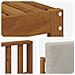 Set divani con cuscino 8 pcs Grigio Naturale e Chiaro - Foto miniatura 6