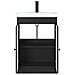 Set di mobili per il bagno Nero 56 x 37,5 x 81 cm - Foto miniatura 2