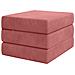 Divano Letto Pieghevole 75 x 63 x 45 cm Rosa - Foto miniatura 4