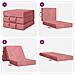 Divano Letto Pieghevole 75 x 63 x 45 cm Rosa - Foto miniatura 8