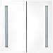 Armadietto Bagno con Specchio e LED Grigio 62x14x60 cm - Foto miniatura 4