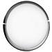 I-DIVINA-S / PL30 - Plafoniera tonda di colore bianco con cornice in nickel, luci led e sensore 14 watt - Foto miniatura 2
