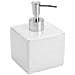Dispenser sapone in ceramica bianca linea Cuba - Foto miniatura 2