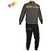 Tuta One Full Zip - Completo Di Giacca A Manica Lunga E Pantalone Di Colore Grigio Scuro / arancio Fluo Taglia 3xl - Foto miniatura 1