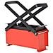 Compattatore di Carta in Acciaio 34x14x14 cm Nero e Rosso - Foto miniatura 1