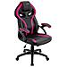 Sedia Gaming MGC118BPK in Ecopelle Colore Nero / Rosa - Foto miniatura 1