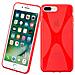 Custodia Compatibile Con Apple Iphone 8 Plus / Iphone 7 Plus / Iphone 7s Plus In Rosso Cremisi - Coperchio Protettivo In Silicone Tpu Flessibile - Foto miniatura 8