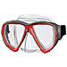 Porto, Maschera Subacquea. Unisex-adulti, Colore: Rosso, Taglia Unica - Foto miniatura 1
