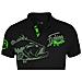 Pesca Mania Bass Mania, Camicia L, Nero-verde, I Pescatori Di Pesce Persico Polo 010200703 - Foto miniatura 5