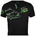 Pesca Mania Bass Mania, Camicia L, Nero-verde, I Pescatori Di Pesce Persico Polo 010200703 - Foto miniatura 6