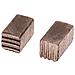 2x Spazzola Carbone Compatibile Con Ambrogio Motore Da Ruota L100, L200, L30, L300, L50, L60 Robot Tagliaerba - Spazzola Motore, 10 X 5 X 5 Mm - Foto miniatura 2