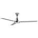 CFC-49120 Ventilatore da Soffitto 3 Pale Potenza 60 W Colore Grigio - Foto miniatura 1