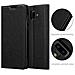 Custodia Compatibile Con Samsung Galaxy J6 Plus In Nero Di Notte - Coperchio Protettiva Con Chiusura Magnetica, Funzione Stand E Tasca Per Le Carte - Foto miniatura 6