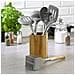 Set Di Utensili Da Cucina In Acacia Antigraffio Kh-1325 - Foto miniatura 3