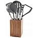 Set Di Utensili Da Cucina In Acacia Antigraffio Kh-1325 - Foto miniatura 5