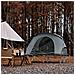 Tenda Da Campeggio, Lettino Da Campeggio Pieghevole In Alluminio, Viaggio In Campeggio Con Tetto, Sacco A Pelo, Carico Massimo 300 Kg Ogs60-l-hg - Foto miniatura 5