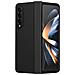 Cover Rigida Con Salvadisplay Flessibile Per Galaxy Z Fold4 Soft-touch Nera - Foto miniatura 1