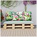 Cuscino Per Divano Pallet Multicolore 120x40x12 Cm Tessuto - Foto miniatura 3