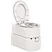 Toilette Integrata Da Campeggio Bianca 24x17 L Hdpe E Acciaio - Foto miniatura 3