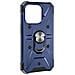 Cover Anello Per Iphone 15 Pro Bumper Anti-urto Serie Armoring Bump Blu - Foto miniatura 1