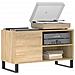 Mobile Porta Dischi Rovere Sonoma 85x38x48 Cm Legno Multistrato - Foto miniatura 2