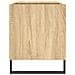Mobile Porta Dischi Rovere Sonoma 85x38x48 Cm Legno Multistrato - Foto miniatura 4