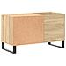 Mobile Porta Dischi Rovere Sonoma 85x38x48 Cm Legno Multistrato - Foto miniatura 5