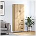 Credenza Rovere Sonoma 69,5x34x180 Cm In Legno Multistrato - Foto miniatura 1