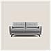 Callisto Divano letto matrimoniale in tessuto morbido impermeabile T02 188 cm (mat. 140x197) grigio chiaro - Foto miniatura 3