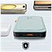 Powerbank Fuel Serie 5 Pd 20w Da 10.000mah Usb-a/2 Usb-c Con Display Digitale, Blu - Foto miniatura 4