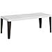 Tavolo Allungabile 90x180/284 Cm Flame Premium Bianco Frassino Telaio Antracite - Foto miniatura 1