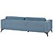 Divano 3 Posti Ange Tessuto Blu - Foto miniatura 5