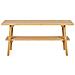 Panca Ember - Marrone - Bamboo - 70x28x45 Cm - Foto miniatura 1