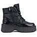Black Casual Closed Booties Stivaletti Sintetico Scarpe Donna Nero Eu 36, 948021/06-01 - Foto miniatura 3