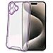 Apple Iphone 16 Plus Cover Glow In Tpu Trasparente /viola - Foto miniatura 1
