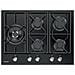 Piano Cottura 7043632 a Gas 5 Fuochi Gas Colore Nero - Foto miniatura 1