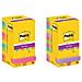 7100244585 Pouch Autoadesiva Quadrato Blu Verde Arancione Rosa Giallo 90 Fogli Autoadesivo - Foto miniatura 1