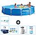 Piscina Fuori Terra - In Giro - 366x76 Cm - Blu - Include Accessori Coordinati A1548 - Foto miniatura 1