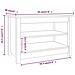 Lusso Casadino -  Scarpiera 70x38x45,5 Cm In Legno Massello Di Pino - Foto miniatura 6